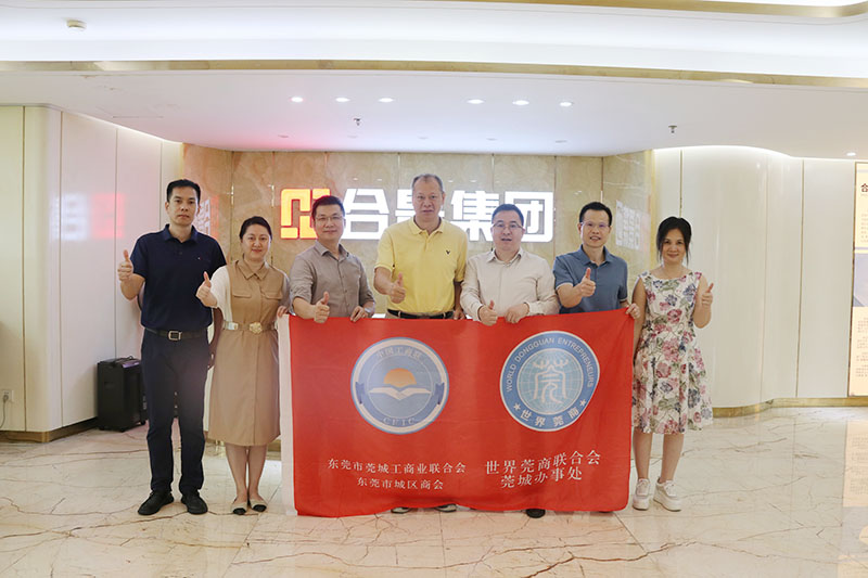 莞城街道領(lǐng)導(dǎo)蕭健峰一行走訪(fǎng)合景建設(shè)集團(tuán)，共謀企業(yè)發(fā)展新篇章